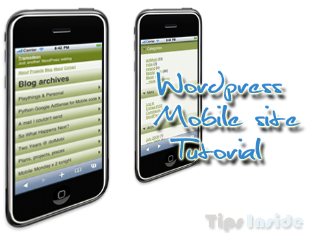 wordpress mobile site tutorial