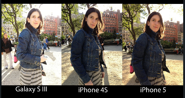image quality comparission for iphone 5
